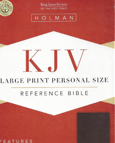 LARGE PRINT PERSONAL SIZE REFERENCE BIBLE - INDEXED